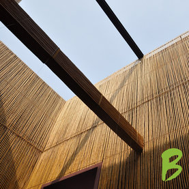 Bamboe wandbekleding