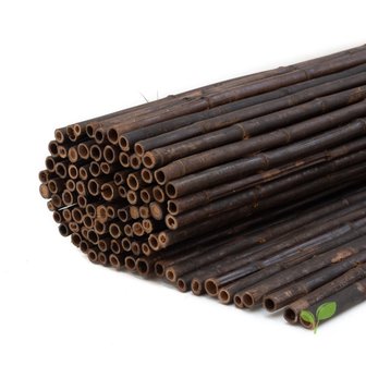 Zwarte bamboematten 150 cm hoog