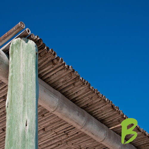 bamboe plafond dak afdakje bamboematten com