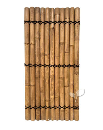 Bamboescherm Naturel 180 x 90 Half Rond